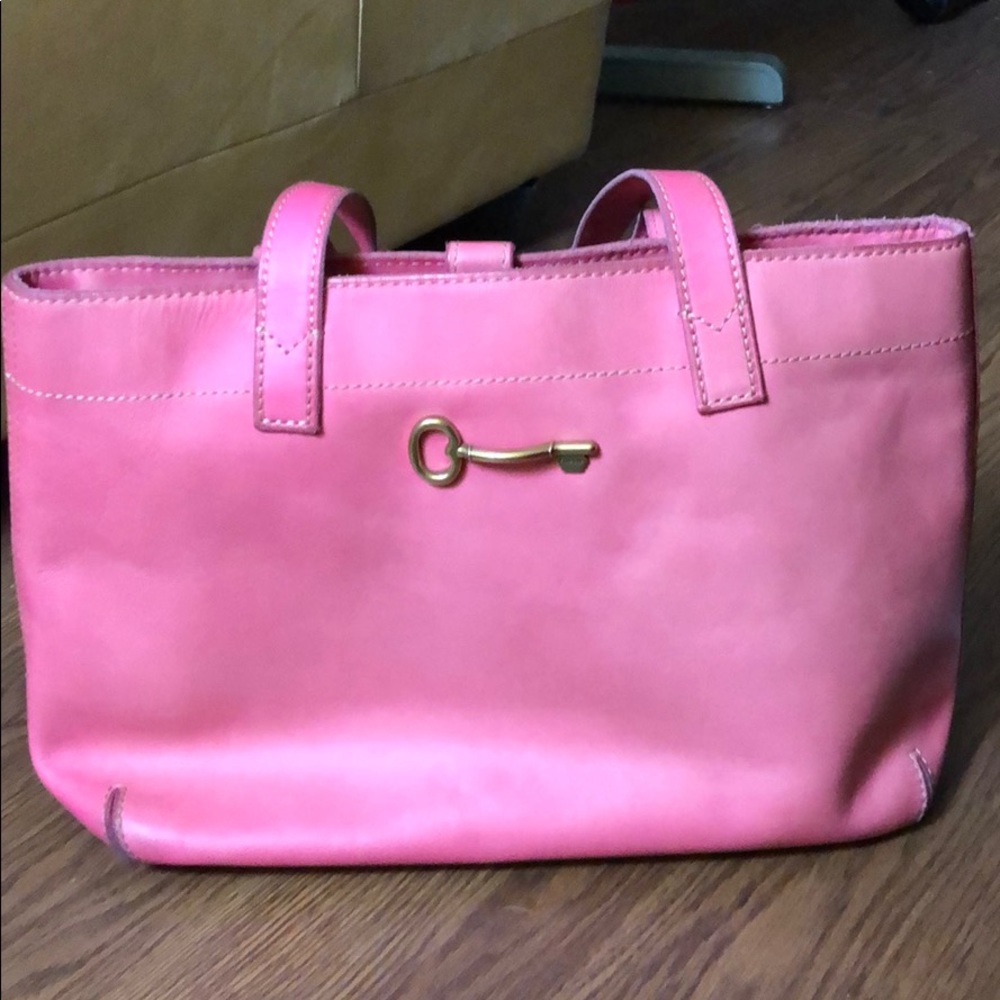 VINTAGE ALL LEATHER Fossil Austin Shopper